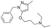 3-[(1-Benzyl-3-methyl-1H-pyrazol-5-yl)oxy]-N,N-diethylpropan-1-amine CAS#: 13200-69-6