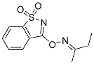3-[[(1-Methylpropylidene)amino]oxy]-1,2-benzisothiazole 1,1-dioxide CAS#: 13604-36-9