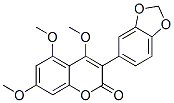 3-(1,3-Benzodioxol-5-yl)-4,5,7-trimethoxy-2H-1-benzopyran-2-one CAS#: 14736-62-0