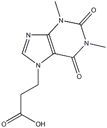 3-(1,3-DIMETHYL-2,6-DIOXO-1,2,3,6-TETRAHYDRO-7H-PURIN-7-YL)PROPANOIC ACID CAS#: 17781-08-7