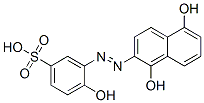 3-[(1,5-dihydroxy-2-naphthyl)azo]-4-hydroxybenzenesulphonic acid CAS#: 25747-07-3