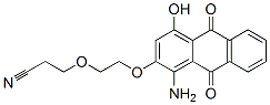 3-[2-[(1-amino-9,10-dihydro-4-hydroxy-9,10-dioxo-2-anthryl)oxy]ethoxy]propionitrile CAS#: 10110-24-4