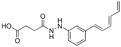 3-[[2-[3-(1,3,5-Hexatrienyl)phenyl]hydrazino]carbonyl]propanoic acid CAS#: 25375-16-0