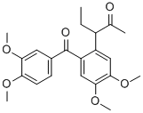 3-[2-(3,4-dimethoxybenzoyl)-4,5-dimethoxyphenyl]pentan-2-one CAS#: 15462-91-6