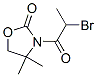 3-(2-BROMOPROPANOYL)-4,4-DIMETHYL-1,3-OXAZOLIDIN-2-ONE CAS#: 114341-88-7