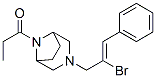 3-(2-Bromo-3-phenylallyl)-8-propionyl-3,8-diazabicyclo[3.2.1]octane CAS#: 1794-42-9