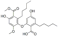 3-(2-Carboxy-5-hydroxy-3-pentylphenoxy)-6-hydroxy-4-methoxy-2-pentylbenzoic acid 1-methyl ester CAS#: 101910-74-1