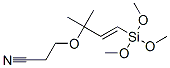 3-(2-Cyanoethoxy)-3,3-dimethyl-1-propenyltrimethoxysilane CAS#: 24820-56-2