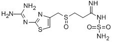 3-[2-(DIAMINOMETHYLENEAMINO)-1,3-THIAZOL-4-YLMETHYLSULPHINYL]-N-SULPHAMOYLPROPANAMIDE CAS#: 109467-06-3