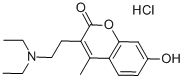 3-[2-(DIETHYLAMINO)ETHYL]-7-HYDROXY-4-METHYLCOUMARIN HYDROCHLORIDE CAS#: 15776-59-7