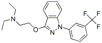 3-[2-(Diethylamino)ethoxy]-1-[3-(trifluoromethyl)phenyl]-1H-indazole CAS#: 21487-13-8