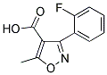 3-(2-FLUORO-PHENYL)-5-METHYL-ISOXAZOLE-4-CARBOXYLIC ACID CAS#: 1736-20-5