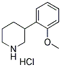 3-(2-METHOXYPHENYL) PIPERIDINE HYDROCHLORIDE CAS#: 19725-12-3