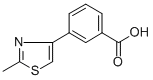 3-(2-METHYL-1,3-THIAZOL-4-YL)BENZOIC ACID CAS#: 28077-41-0