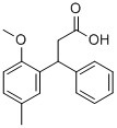 3-(2-Methoxy-5-methylphenyl)-3-phenylpropanoic acid CAS#: 109089-77-2