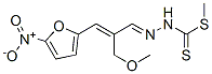 3-[2-(Methoxymethyl)-3-(5-nitro-2-furyl)allylidene]dithiocarbazic acid methyl ester CAS#: 20091-92-3