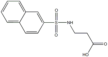 3-[(2-NAPHTHYLSULFONYL)AMINO]PROPANOIC ACID CAS#: 100394-14-7