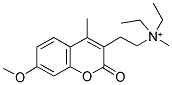 3-[2-(N,N-DIETHYL-N-METHYLAMMONIUM)ETHYL]-7-METHOXY-4-METHYLCOUMARIN IODIDE CAS#: 256234-27-2