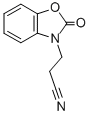 3-(2-OXO-2,3-DIHYDRO-1,3-BENZOXAZOL-3-YL)PROPANENITRILE CAS#: 13610-55-4