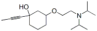 3-[2-(dipropan-2-ylamino)ethoxy]-1-prop-1-ynyl-cyclohexan-1-ol CAS#: 16464-42-9