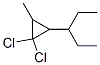 3-(2,2-Dichloro-3-methylcyclopropyl)pentane CAS#: 24577-79-5