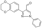 3-(2,3-DIHYDRO-BENZO[1,4]DIOXIN-6-YL)-1-PHENYL-1H-PYRAZOLE-4-CARBALDEHYDE CAS#: 213748-09-5