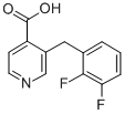3-((2,3-Difluorophenyl)methyl)-4-pyridinecarboxylicacid CAS#: 211679-03-7
