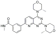 3-[2,4-Bis((3S)-3-methylmorpholin-4-yl)pyrido[5,6-e]pyrimidin-7-yl]-N-methylbenzamide CAS#: 1009298-59-2