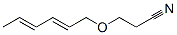 3-(2,4-Hexadienyloxy)propanenitrile CAS#: 27310-18-5