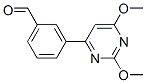3-(2,6-Dimethoxypyrimidin-4-yl)benzaldehyde CAS#: 210115-38-1
