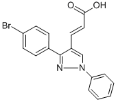 3-[3-(4-BROMO-PHENYL)-1-PHENYL-1H-PYRAZOL-4-YL]-ACRYLIC ACID CAS#: 108446-73-7