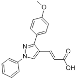 3-[3-(4-METHOXY-PHENYL)-1-PHENYL-1H-PYRAZOL-4-YL]-ACRYLIC ACID CAS#: 108446-75-9