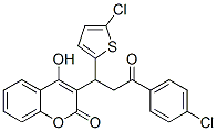 3-[3-(4-chlorophenyl)-1-(5-chloro-2-thienyl)-3-oxopropyl]-4-hydroxy-2-benzopyrone CAS#: 22619-37-0