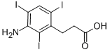 3-(3-AMINO-2,4,6-TRIIODOPHENYL)PROPIONIC ACID CAS#: 1206-91-3