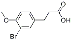 3-(3-BroMo-4-Methoxyphenyl)propionic acid, 96% CAS#: 1857-57-4