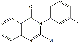 3-(3-CHLORO-PHENYL)-2-MERCAPTO-3H-QUINAZOLIN-4-ONE CAS#: 1028-38-2