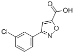 3-(3-CHLORO-PHENYL)-ISOXAZOLE-5-CARBOXYLIC ACID CAS#: 100517-43-9