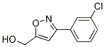 (3-(3-Chlorophenyl)isoxazol-5-yl)Methanol CAS#: 101862-42-4