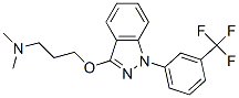 3-[3-(Dimethylamino)propoxy]-1-[3-(trifluoromethyl)phenyl]-1H-indazole CAS#: 21487-14-9