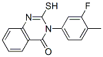 3-(3-FLUORO-4-METHYLPHENYL)-2-MERCAPTOQUINAZOLIN-4(3H)-ONE CAS#: 1512-75-0