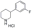 3-(3-FLUOROPHENYL) PIPERIDINE HYDROCHLORIDE CAS#: 100240-20-8