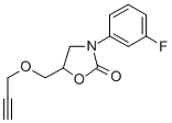3-(3-Fluorophenyl)-5-[(2-propynyloxy)methyl]-2-oxazolidinone CAS#: 23598-91-6