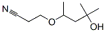 3-(3-Hydroxy-1,3-dimethylbutoxy)propanenitrile CAS#: 10141-15-8