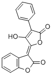 3-(3-Hydroxy-5-oxo-4-phenyl-2,5-dihydrofuran-2-ylidene)benzofuran-2(3H)-one CAS#: 10091-92-6
