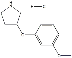 3-(3-METHOXYPHENOXY)PYRROLIDINE HYDROCHLORIDE CAS#: 23123-08-2
