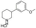 3-(3-METHOXYPHENYL) PIPERIDINE HYDROCHLORIDE CAS#: 19725-18-9