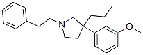 3-(3-Methoxyphenyl)-1-(2-phenylethyl)-3-propylpyrrolidine CAS#: 14176-78-4