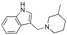 3-[(3-Methylpiperidino)methyl]-1H-indole CAS#: 19213-30-0