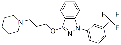 3-(3-Piperidinopropoxy)-1-[3-(trifluoromethyl)phenyl]-1H-indazole CAS#: 26660-66-2