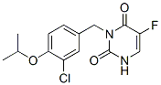 3-[(3-chloro-4-propan-2-yloxy-phenyl)methyl]-5-fluoro-1H-pyrimidine-2, 4-dione CAS#: 102613-22-9